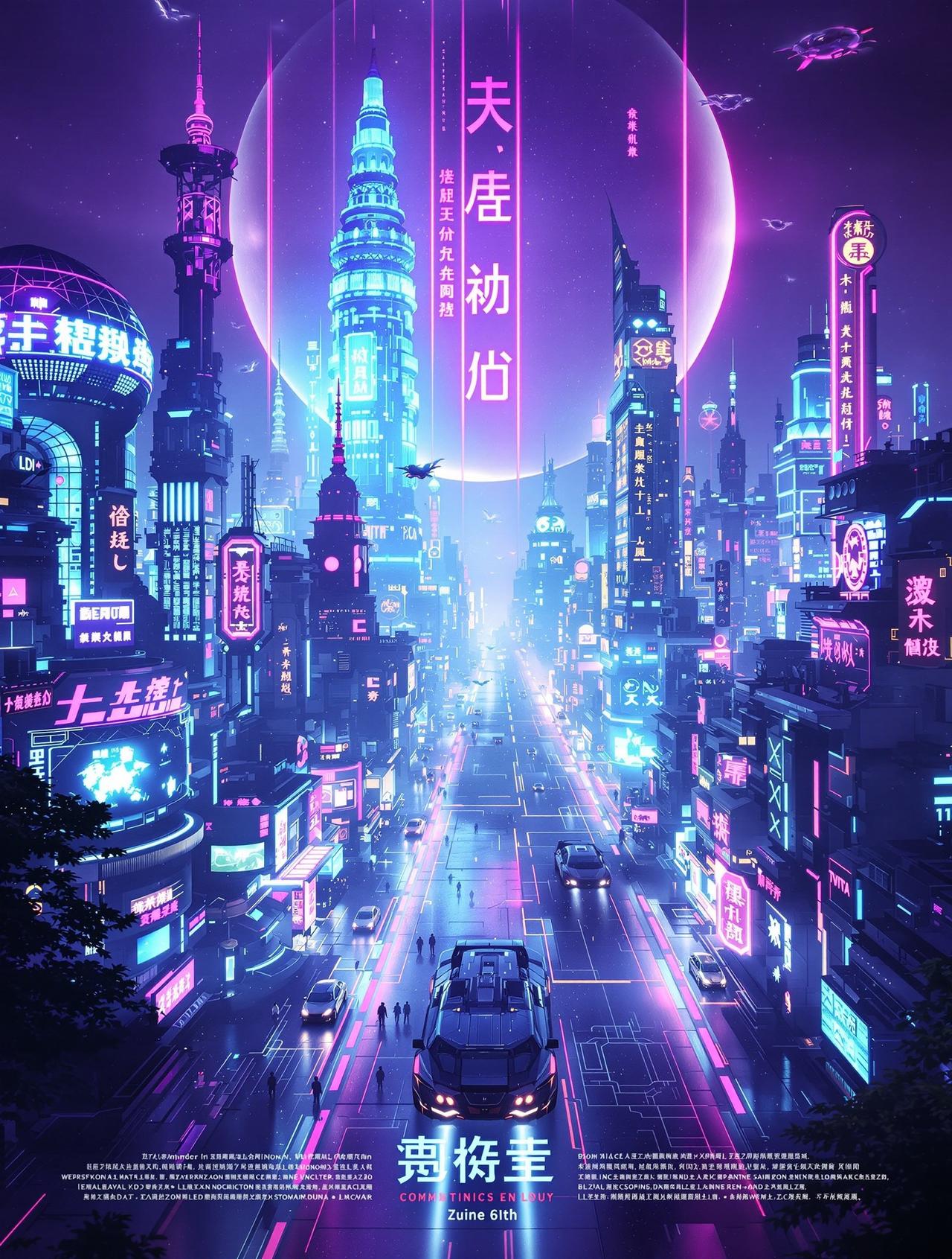 草久影院作品《数字迷城》海报